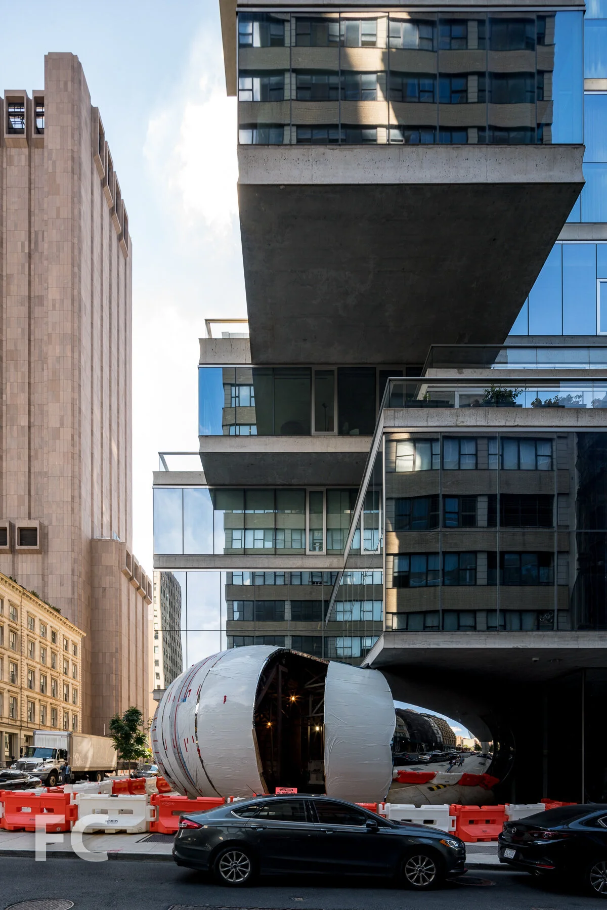 Construction Update: 56 Leonard Street - Anish Kapoor Sculpture